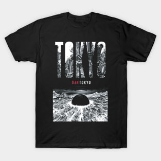 TOKYO Blast Rising Sun  |  ネオ東京 Japanese Vertical Design T-Shirt